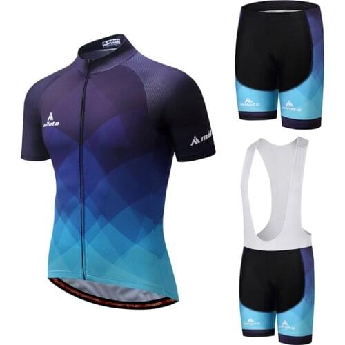 MILOTO 2020 fietskleding wielrennen zomer heren set Cycling jersey Bicycle Clothing Maillot Ropa Ciclismo Sportswear Cycling Set
