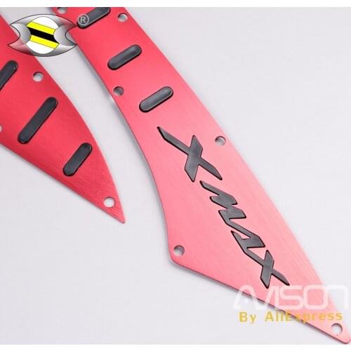Motorcycle Modified parts mats CNC footrest footpads Aluminum alloy pedal plate For 2017 x max 2018 XMAX X-MAX 250 300