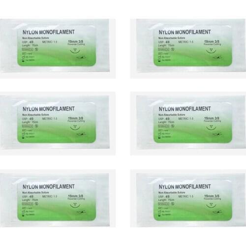 6 Pcs 75cm Nylon Monofilament Thread Suture Suture Practice Kit for Practice Kit Teaching Demonstrations Students