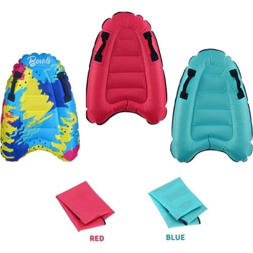 Inflatable Bodyboards Lightweight Soft 60x80cm Mini Surfboards for Kids Adults