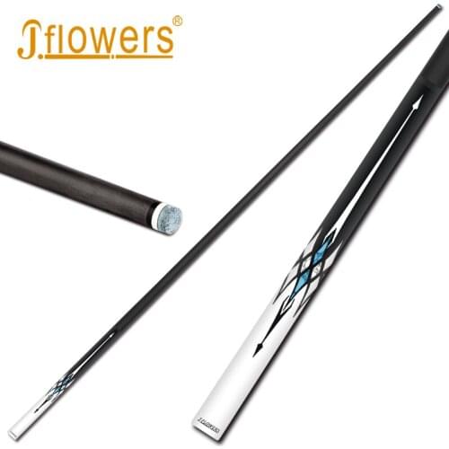 Genuine JFLOWERS JSK-302F Snooker Cue Billiard Cue 10-10.2mm Tip Black Carbon Fiber Technology Professional Billiard 2019