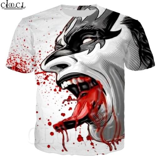 2021 New Style Metal Rock Kiss Band T Shirt Womens Mens 3D Print Classic Short Sleeve Streetwear Star Sweatshirt Couple Tops