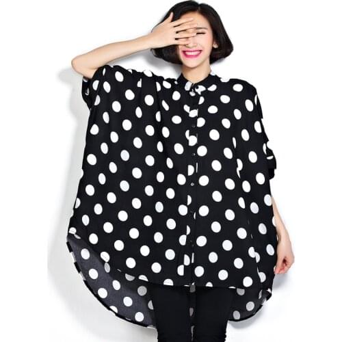 Блузки в горошек QEWSDRFG China At AliExpress