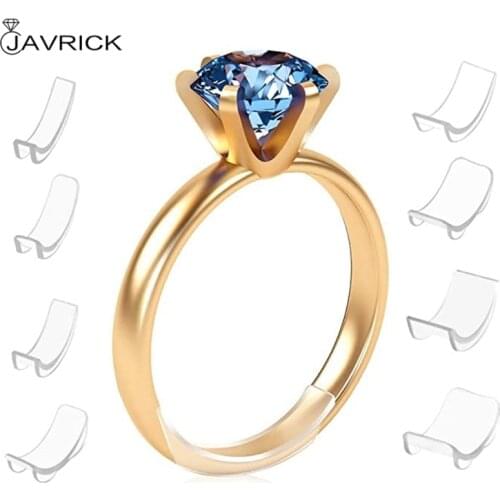 8 Sizes Silicone Invisible Clear Ring Size Adjuster Resizer Loose Rings Reducer Ring Sizer Fit Any Rings Jewelry Tools