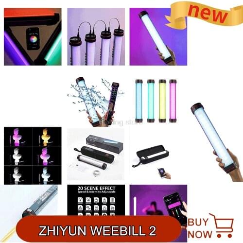 Falcon Eyes IRISA1 LED Tube Light Nanlite Pavotube RGB Color 2700K-6500K Handheld Photography Light Stick For Photos PK Godox