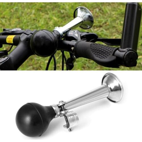 Bicycle Bike Cycling Retro Metal Air Horn Hooter Bell Bugle Trumpet Honking Bulb