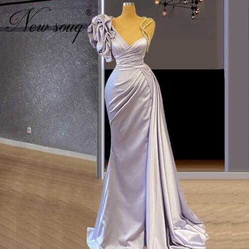 Purple Floor Length Evening Dresses Vintage 2021 Middle East Evening Gowns For Women Robe De Soiree Prom Dresses Party Dresses