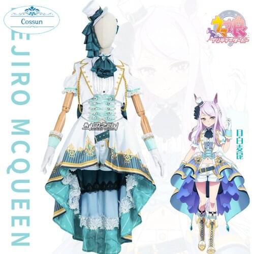 Anime!Umamusume:Pretty Derby Mejiro McQueen Battle Suit Lovely Uniform Cosplay Costume Halloween Party Outfit For Women 2021 NEW
