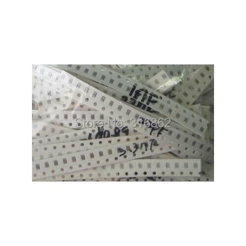 Free Shipping 0603 SMD Ceramic Assorted capacitor Kit 1pF~1uF 50values*50pcs=2500pcs Chip Ceramic Capacitor Samples kit