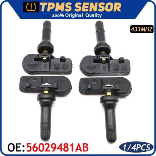 56029481AB Car Tire Pressure Sensor Monitoring System Sensor For Chrysler JEEP GRAND CHEROKEE LIBERTY RAM 1500 2500 3500 433Mhz