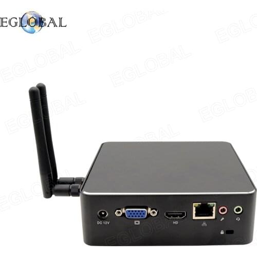 EGLOBAL Hot sell I3/I5/I7 Gaming computer 8GB RAM 512GB SSD Windows 10pro mini pc HDMI VGA Media Player computer VESA mount