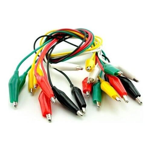 Electric crocodile clip test line double-pointed crocodile clip crocodile clip cockroach clip test jumper cable connector 5-10