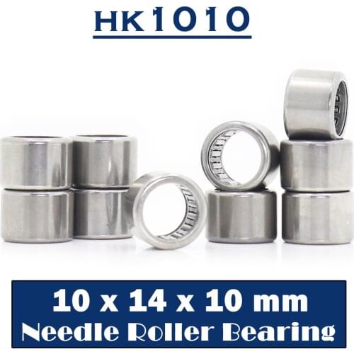 HK1010 Needle Bearings 10*14*10 mm ( 10 Pcs ) Drawn Cup Needle Roller Bearing HK101410 TLA1010Z