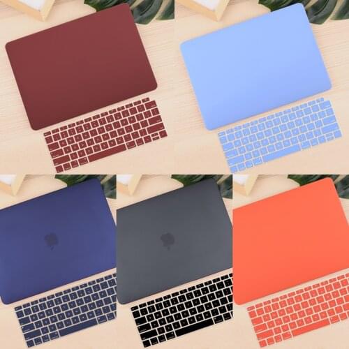 Matte Case for Macbook new Pro Air 13 inch 2020 A2338 A2337 M1 Retina 13'' 15" Touch bar + Keyboard Cover A1706 A1466 A1932