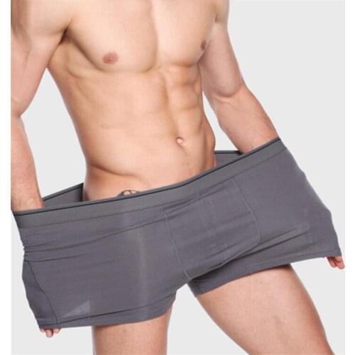 Men large size underwear comfortable loose boxers for big guy super big size 4XL-6XL