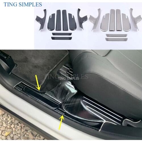 For Mercedes Benz B GLB Class W247 X247 2019 2020 Car Stainless Steel Pedal Door Sill Scuff Plate Inner Built Threshold Parts