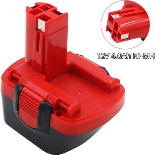 4000mAh Ni-MH Power Tools Replacement Rechargeable Battery for Bosch 12V Battery BAT043 BAT045 GSR 12VE-1 PSR 12VE-2 PSB 12VE-2