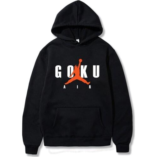 2020 New Sale Japanese Anime Air Goku Hoodies Pullover Sweatshirt Harajuku Streetwear High Quality Hoodie