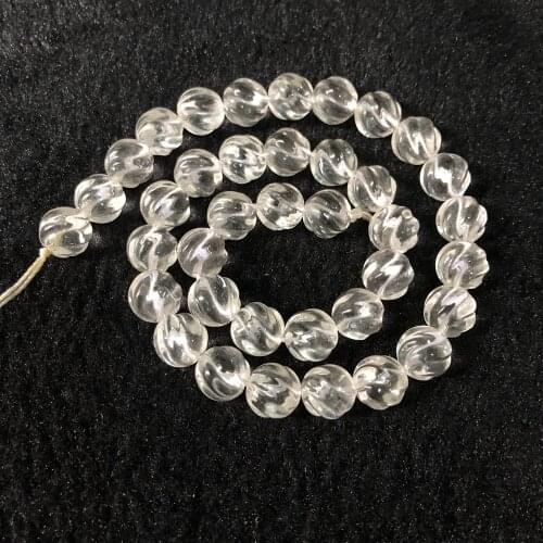 Wholesale Natural A Quality Clear Quartz Rock Crystal S Craved Beads 10mm Natural Loose Stone Beads 1of 15.5" Full strand