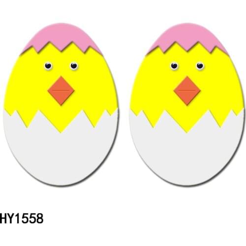 Easter Chicken Cutting Dies HY1558 Wooden Dies Suitable for Common Die Cutting Machines on the Market