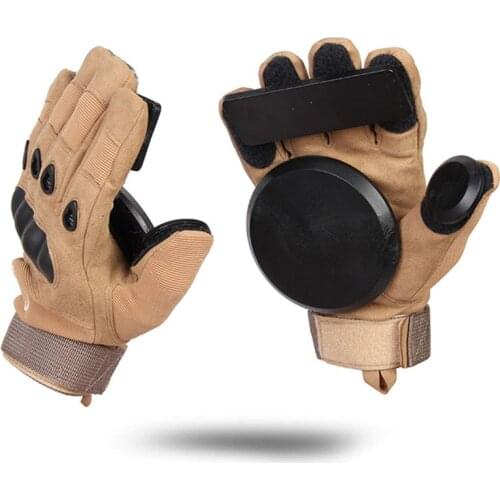 Downhill Skateboard Gloves Roller Safety Gear Longboard Slide Gloves With Slider Skate Accessoriesg For Peny Long Board