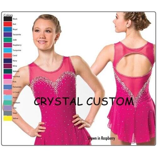 Adult Ice Skating Dresses Graceful New Brand Figure Skating Dresses For Competition DR4166