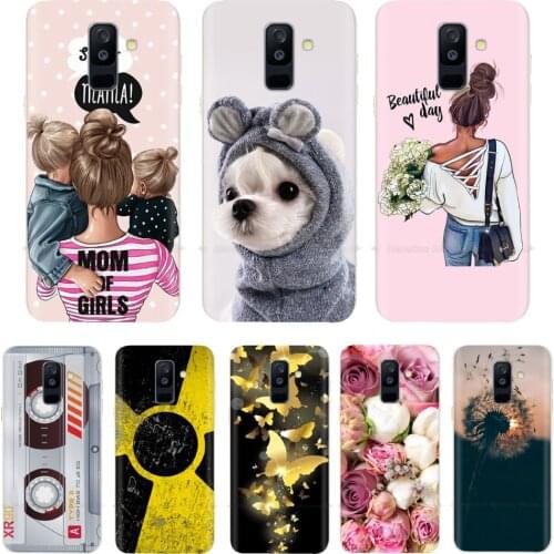 Silicone Case for Samsung Galaxy A6 2018 Case Dual SIM SM A600 A600F for Samsung A6 Plus 2018 A605 A605F Protective Shell Cover