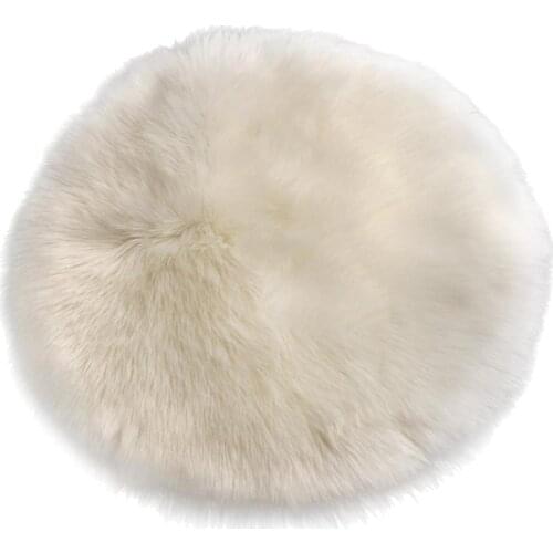 Super Soft Faux Fur Sheepskin Sofa Stool Chair Cover Pad Rug / Shaggy Area Rugs Floor Mats
