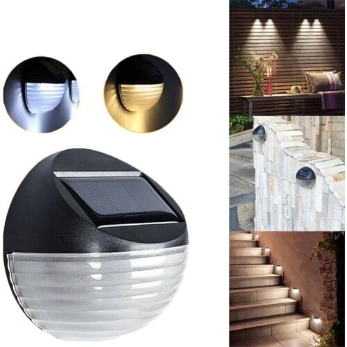 LED Solar Light Outdoor Wall Lamps Energy Garden Lamps Waterproof Solar Lamp Courtyard Garden Fence Decoration Light Summer