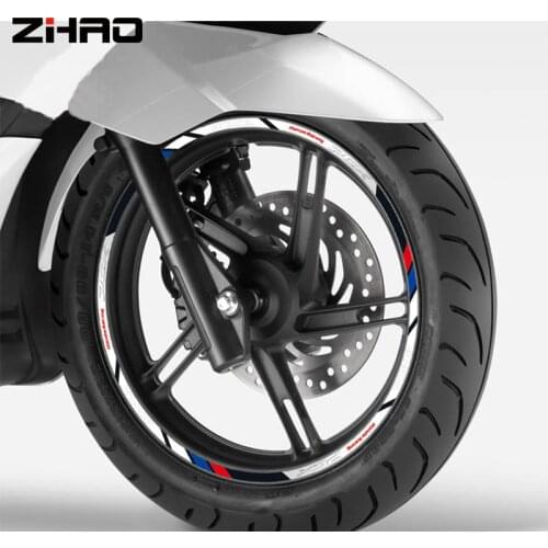 Motorcycle Decals Wheel Reflective Stickers Stripes For HONDA PCX 125 150