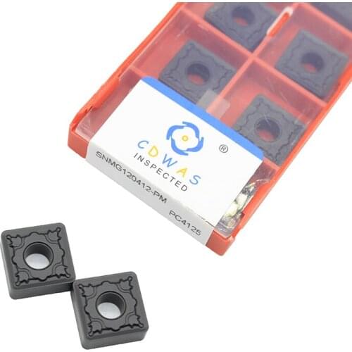 SNMG120412 PM PC4125 Carbide insert External Turning Tools Lathe cutter Tool turning insert For processing steel parts