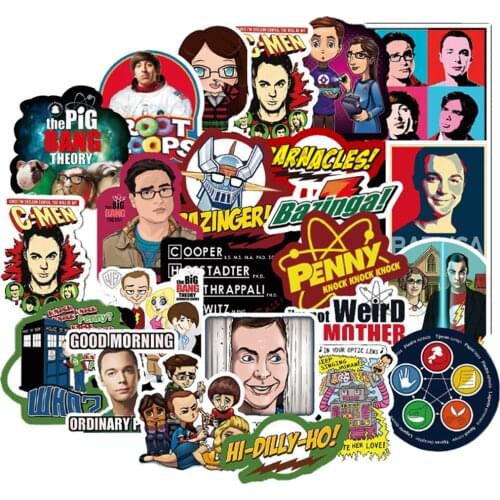 10/30/50PCS Classic Funny TV Show Stickers DIY Skateboard Suitcase Freezer Graffiti Luggage Motorcycle Cartoon Sticker Decals