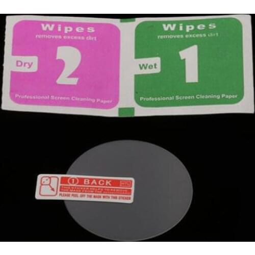 Round Glass Protective Film For Lemfo Clomi Zeblaze Senbono Lokmat Torntisc Makibes Kospet Ksun Smart Watch LCD Screen Protector