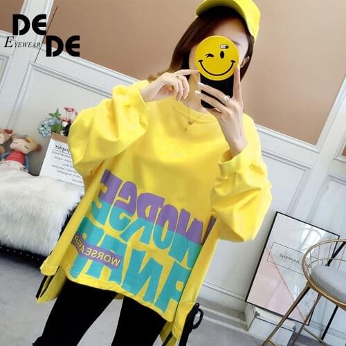 Hoodie female 2019 brand female long-sleeved solid color hooded sweatshirt hooded sportswear