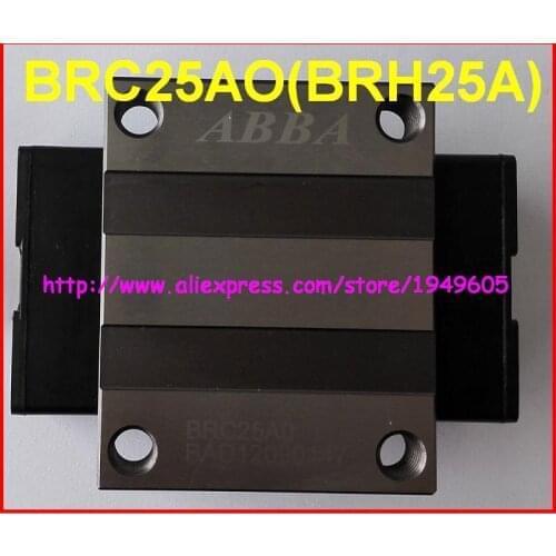 12pcs/lot Original Taiwan ABBA Linear bearings BRH25A, Flange slider blocks BRC25A0