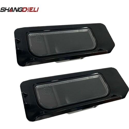 2 Pcs License Plate Light Shell Cover Rear Lights Number Plate Lamp Cover For Mitsubishi ASX Car Replacement Parts
