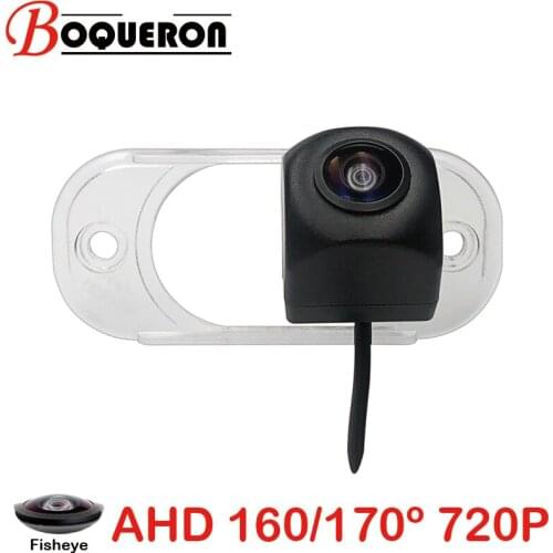 Fisheye 170 Degree 1280x720P HD AHD Car Vehicle Rear View Reverse Camera For Hyundai Santa Fe SM CM For Hawtai Bolgheri