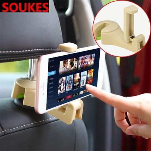 Car Seat Back Hook Phone Holder Hanger Bag For Volvo S60 XC90 V40 V70 V50 V60 S40 S80 XC60 XC70 Nissan Qashqai X-TRAIL Juke TIID
