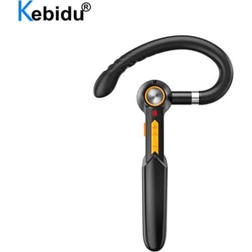 HIFI 5.0 Bluetooth Headset Waterproof Fingerprint Touch Wireless Earphone for iPhone Xiaomi Handsfress Earpiece With Mic HD Call
