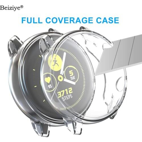 Plating Protector Case For Samsung Galaxy Watch Active 40mm Soft TPU All Around Protective Cover For Samsung Galaxy Watch Active