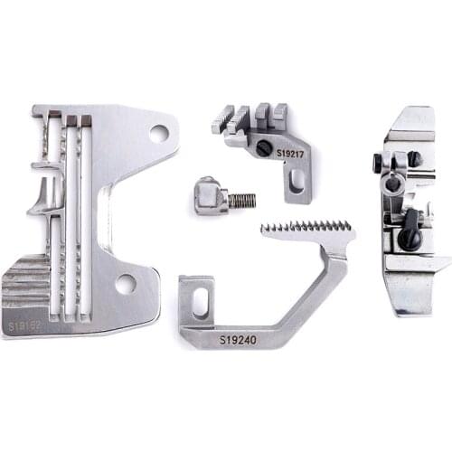 Sewing Machine Parts EF4-N2 Over Sealing Machine Parts S19240-001/S19217-001 Feed Dog Gauge Set Suitable BROTHER Sewing Machine