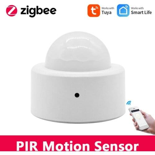 Tuya Home Indoor Outdoor Infrared Light Human Motion Sensor Time Delay Home Lighting PIR Motion Sensor Via Zigbee Gateway New