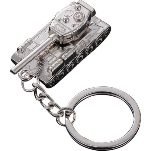 Hot Sales Cool Men Tanked Model Pendant Key Chain Keychain Alloy Ring Bag Car Wallet Decor