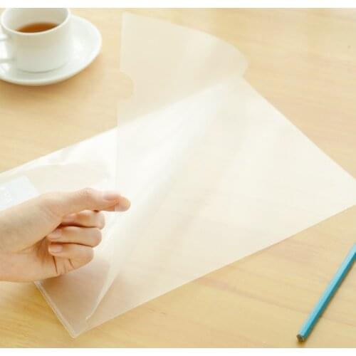 M&G A4 single clip transparent two page file sleeve, L type folder, , file bag, office supplies 30pcs