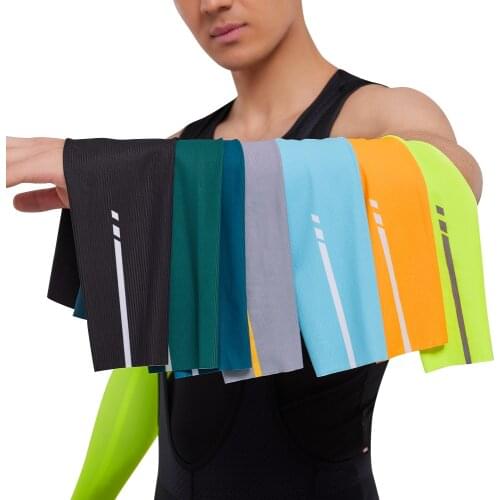 Santic Cycling Cool Arm Sleeves Road Bike Breathable Wicking Cuff Male Comfortable UV Sun Protection Outdoor mangas para brazo