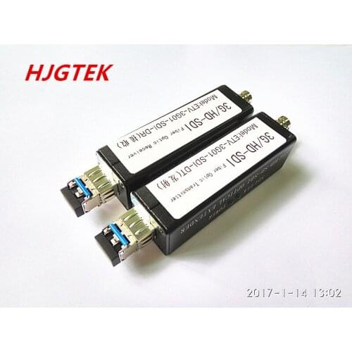 Mini HD-SDI Optical HD Video Optical Fiber Converter 1080I HD-SDI Transceiver LC Port