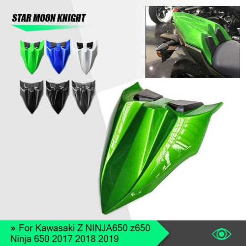 For Kawasaki Z NINJA650 z650 Ninja 650 2017 2018 2019 2020 High Quality Rear seat cover Rear Tail Section Seat Cowl Cover green