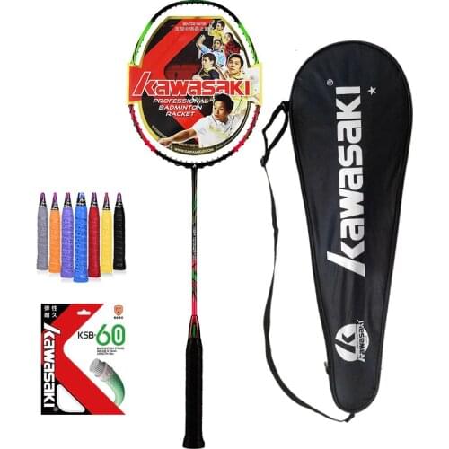 New Kawasaki High Tension G5 Badminton Racket Carbon Racket With Free Gift