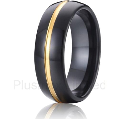 Jewelry wholesaler supplier for ebay disstributors classic black color mens promise wedding band rings