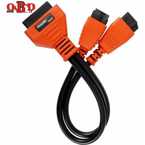 Original for Chrysler 12+8 Adaptor Work with Autel MaxiSys Elite/ MS908/ MS908P/ MS908S Pro/ IM608 /Launch X431 V/ OBDSTAR